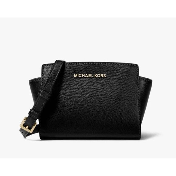 Michael Kors Handbags - MICHAEL KORS Selma Mini Saffiano Leather Crossbody